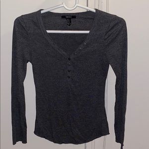 Women’s long sleeve Henley